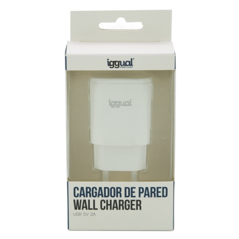 iggual cargador de pared 1xUSB 5V2A